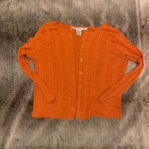 Diane Von Furstenberg Sweaters - Orange Silk Diane Von Furstenberg Cardigan (DVF) Diane Von Furstenberg Sweaters - Orange Silk Diane Von Furstenberg Cardigan (DVF)